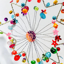 Dekoration FUNKEL Xmas Stern Flash 15 multi S