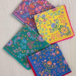 Geschirrtuch Set4 Mandala