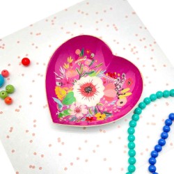 Herzschale Herz folk heart flower