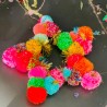 Dekoration Pompom Star L