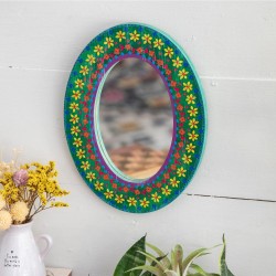 Spiegel Painted Wood oval
