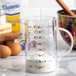 Messbecher handgeblasenes Glas- SALE