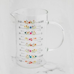 Messbecher handgeblasenes Glas- SALE