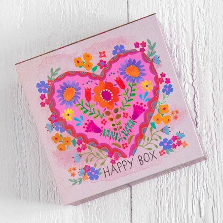 Geschenkbox Happy Box Folk Heart