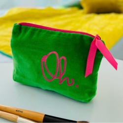 Täschchen Zip Velvet OOPS & FRIENDS
