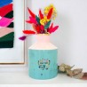 Vase Enjoy today lightblue