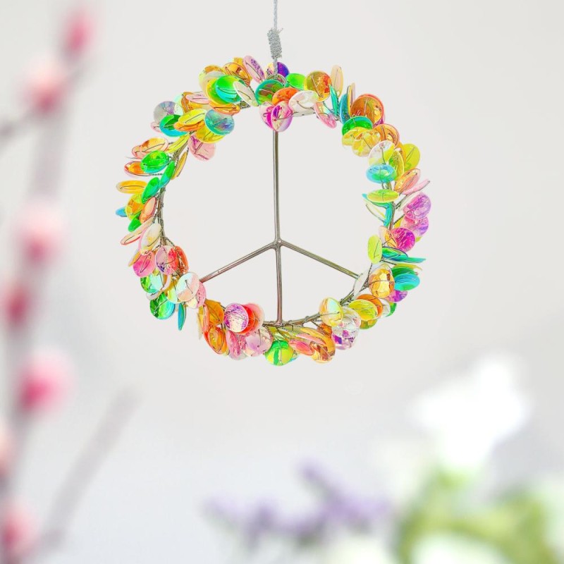 Dekoration FUNKEL Peace multi sparkle Sale