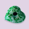 Kerzenhalter Heart Print green leaf sale