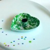 Kerzenhalter Heart Print green leaf sale
