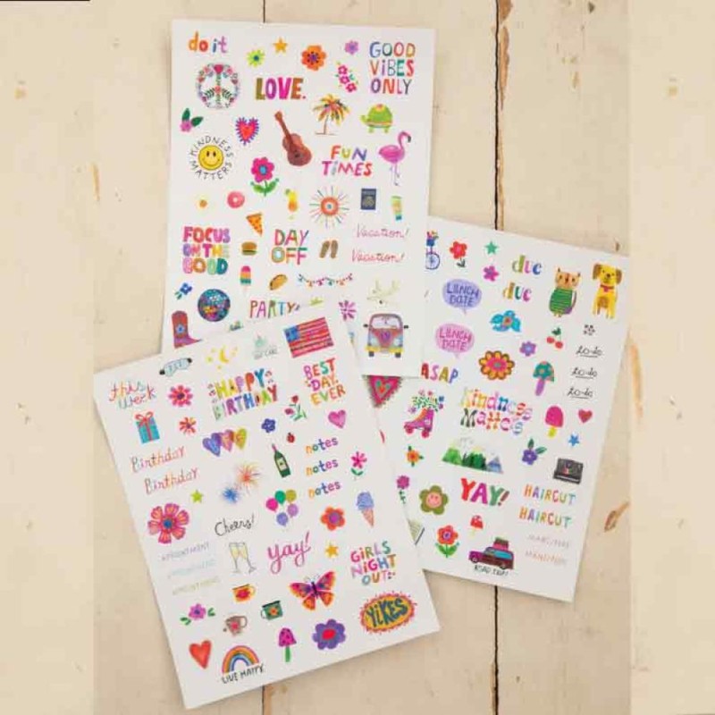 Shaped Sticker Set Multi