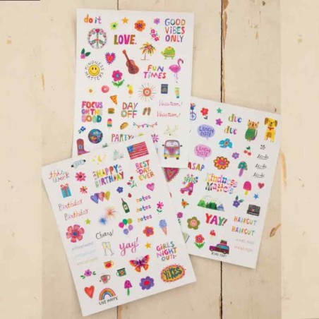 Shaped Sticker Set Multi