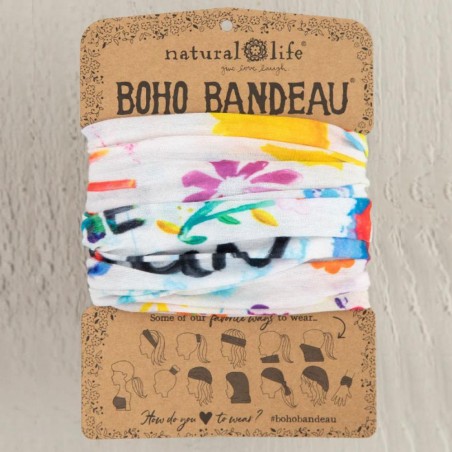 Stirn- und Haarband Boho Bandeau White Follow The Sun