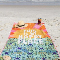 Yoga/Beach Towel This is my happy place