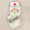 Täschchen Neopren Zipper Pouch Flower