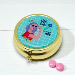 Tablettendöschen rund Tough Life