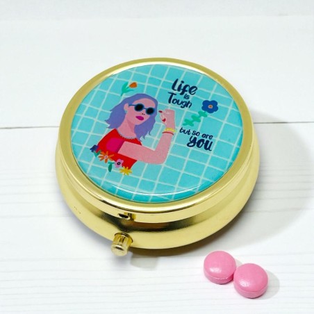 Tablettendöschen rund Tough Life