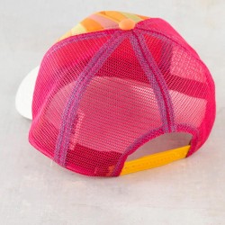 Trucker Hat Orange Waves