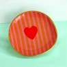 Dekoschale S Heart Orange