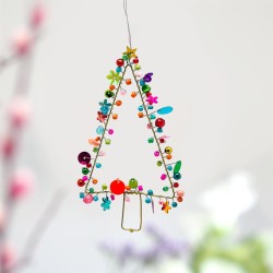 Dekoration FUNKEL Tannenbaum multi