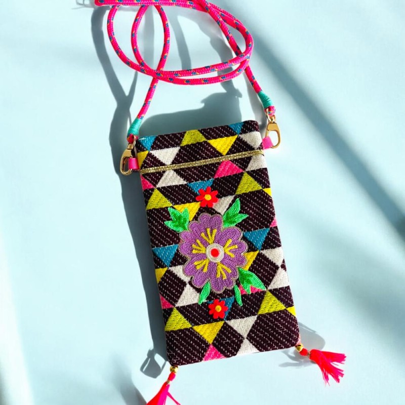 Handytäschchen Flower-25