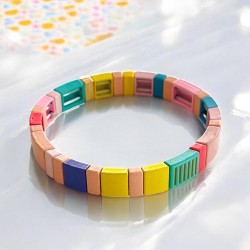 Armband colorblock pastel 25