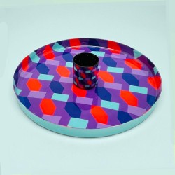 Kerzenhalter Print Geo 25