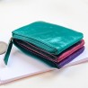 Portemonnaie Mini 3er Leder metallic multi