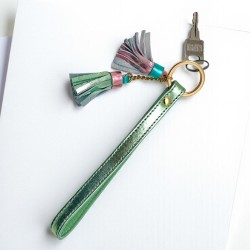 Schlüsselband Metallic shine Tassel