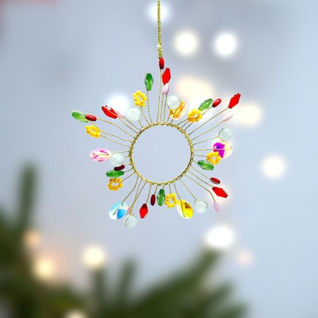 Dekoration Funkel Ultrafine Starflower multi