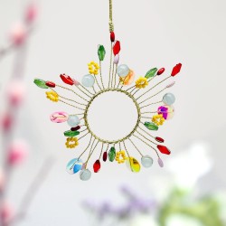 Dekoration Funkel Ultrafine Starflower multi