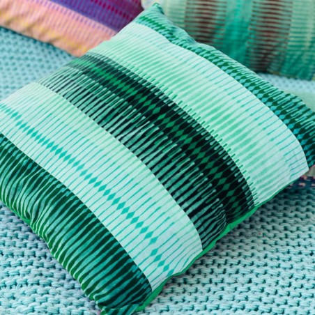 Kissenhülle Velvet Mastermind greens 5050