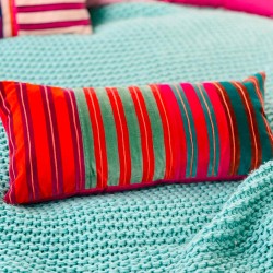 Kissenhülle Velvet Pinstripe mix 3060