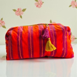 Kosmetiktasche Velvet Pinstripe Amour L