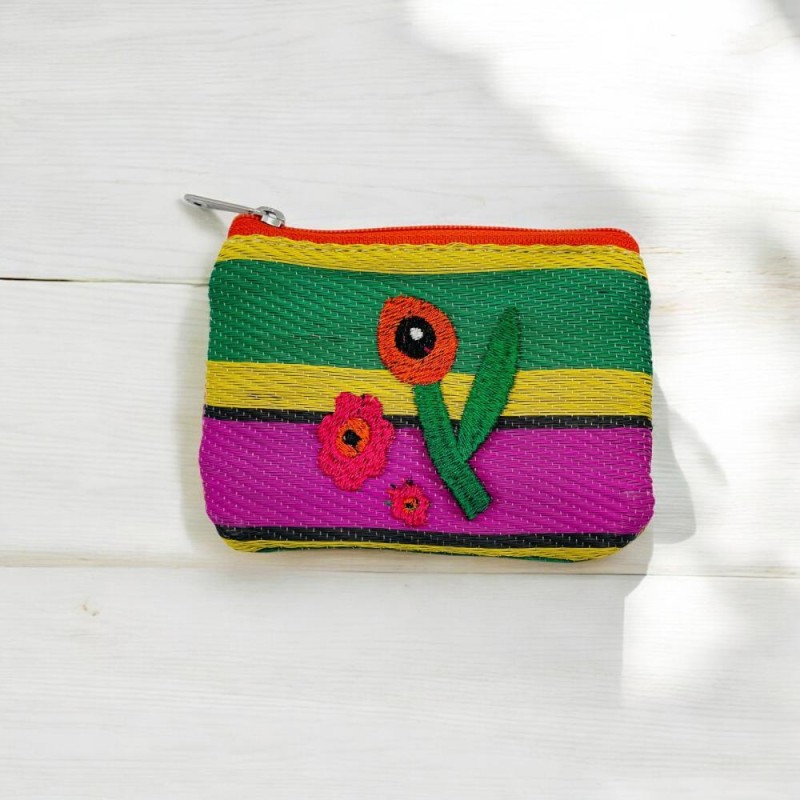 Täschchen Recycle Mini Zip Green