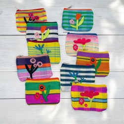 Täschchen Recycle Mini Zip Smaragd