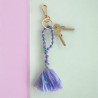 Anhänger Bead chain Tassle Viola