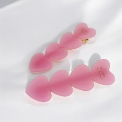 Haarclip/ Haarklammer Heart with Hearts Pink