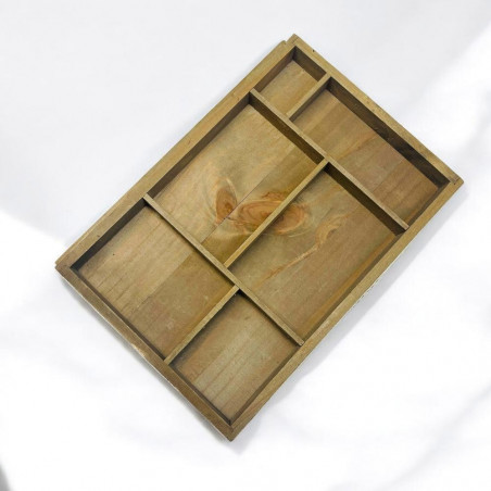 Display wooden tray
