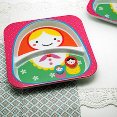 Melaminteller Matrushka