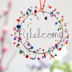 Decoration FUNKEL Welcome in Wreath