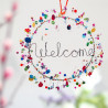Décoration FUNKEL Welcome Couronne
