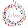Décoration FUNKEL Welcome Couronne
