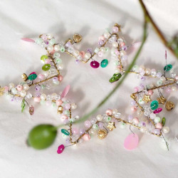 Dekoration FUNKEL kleiner Stern pastell