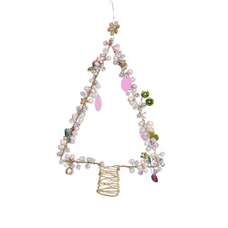 Dekoration FUNKEL Tannenbaum pastell