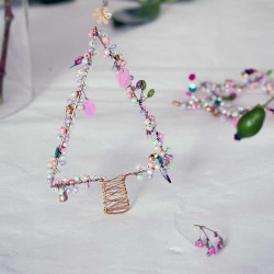 Decoration FUNKEL Christmas tree pastell