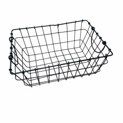 Körbchen aus Metall schwarz