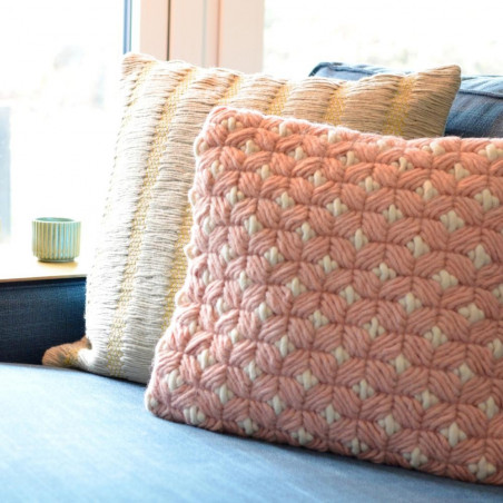 Housse de Coussin Laine Classic rustic rose 4040