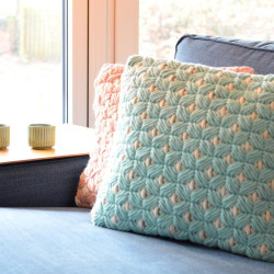 Housse de Coussin Laine Classic aqua 4040