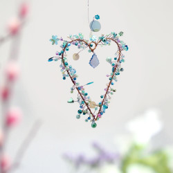 Dekoration FUNKEL Herz romance sky