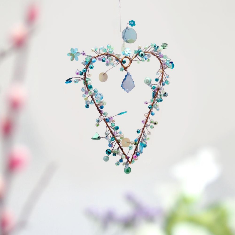 Dekoration FUNKEL Herz romance sky